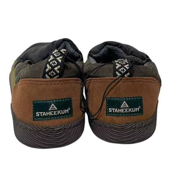 Staheekum Men's Puff Slip On Shoes Black Sz 10 Nylon Suede Water Repellent NEW - Picture 6 of 10